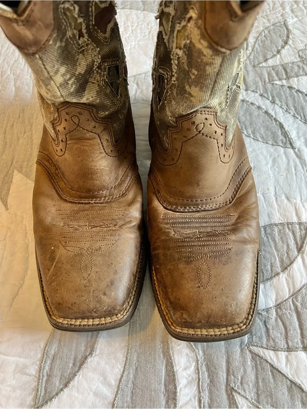 Cody James Tychee Camo Flag Western Boots Mens 10D BCJSP20P108 Brothers Sons